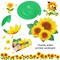 30 Pieces Flowers Butterfly Hanging Swirl Decorations, Spring Summer Sunflower Baby Shower Decor for Women Kids Birthday Easter Party Baby Shower Mother's Day Wedding Supplies (Flower)
